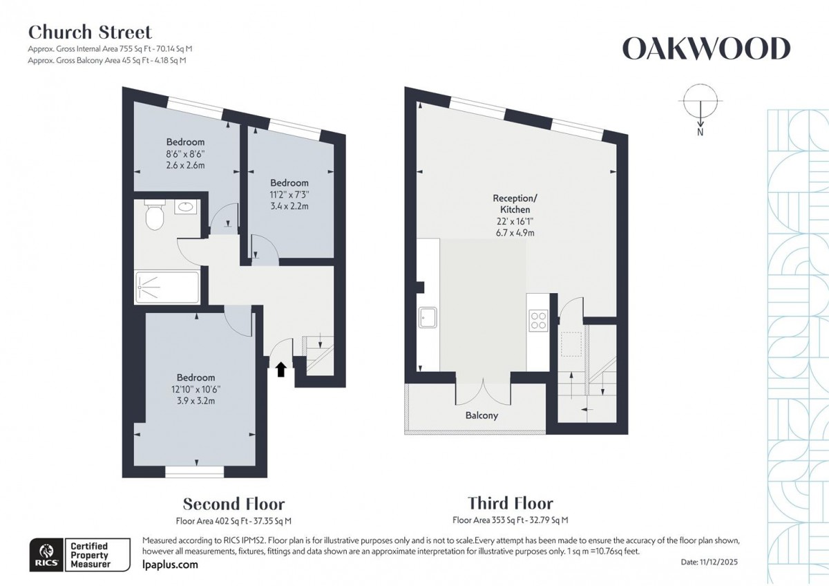 Floorplan for Stoke Newington Church Street, N16 0LA