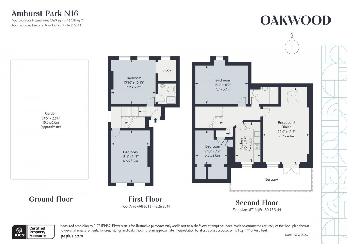 Floorplan for , N16 5DL