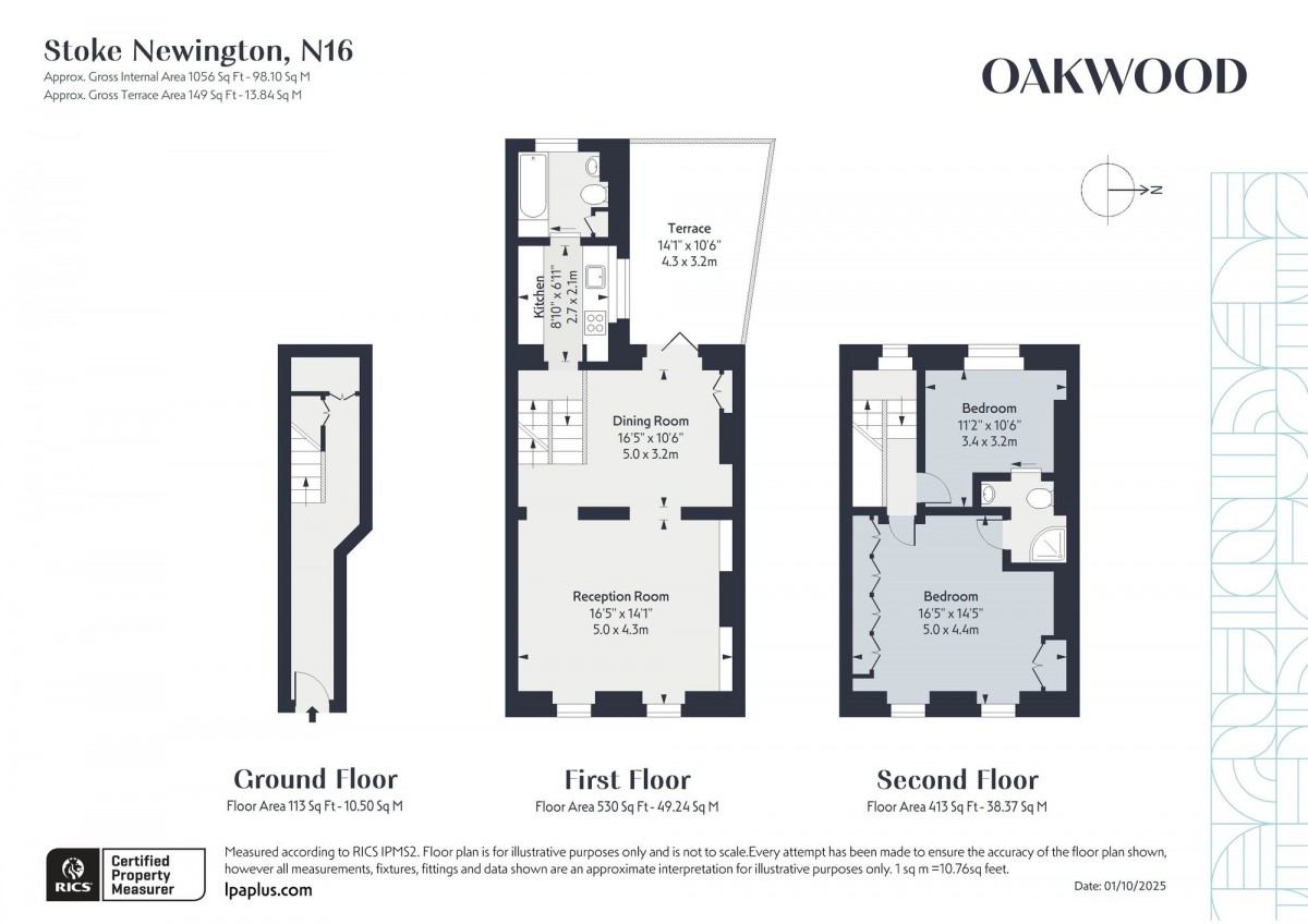 Floorplan for London, N16 0LH