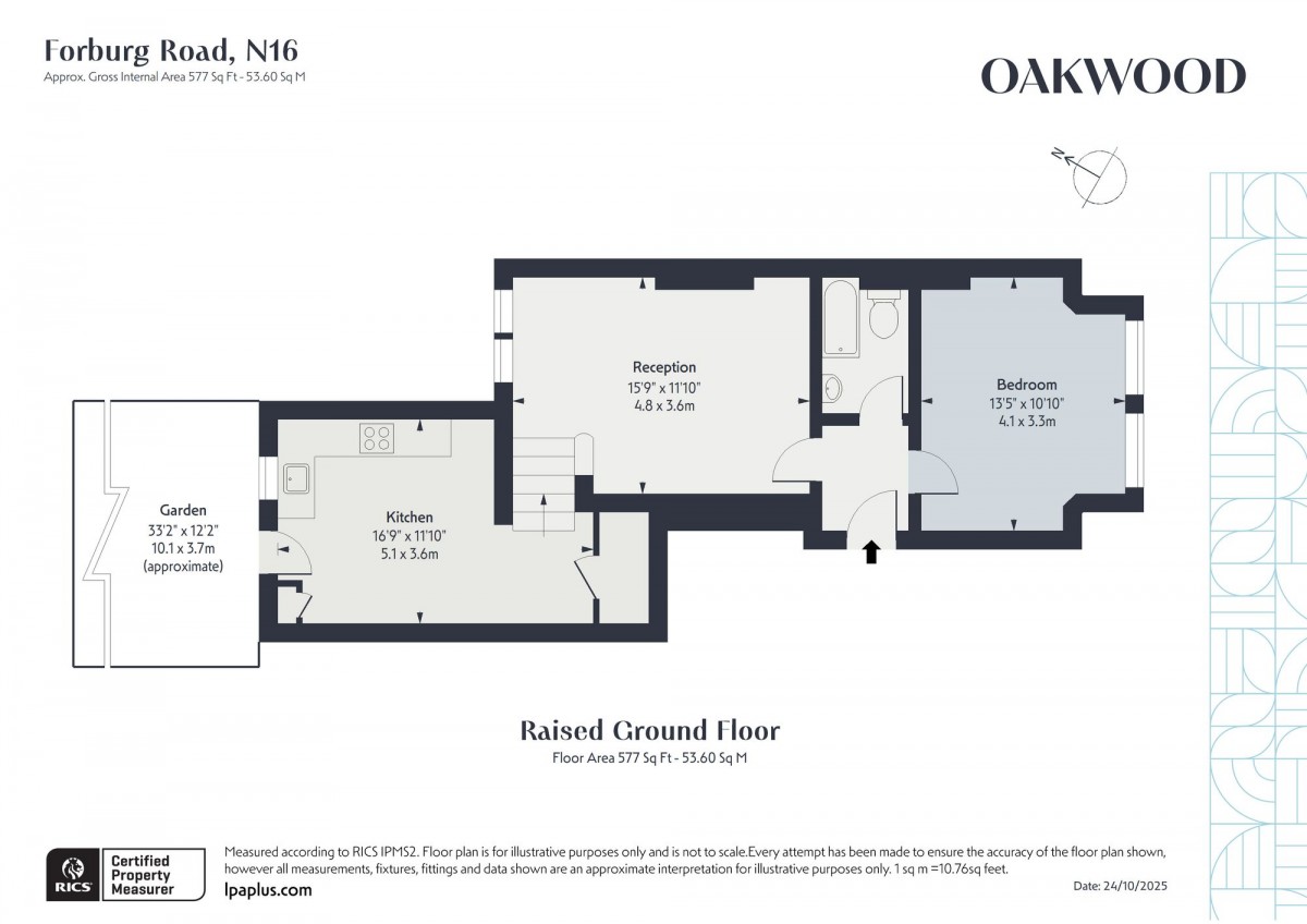 Floorplan for London, N16 6HR