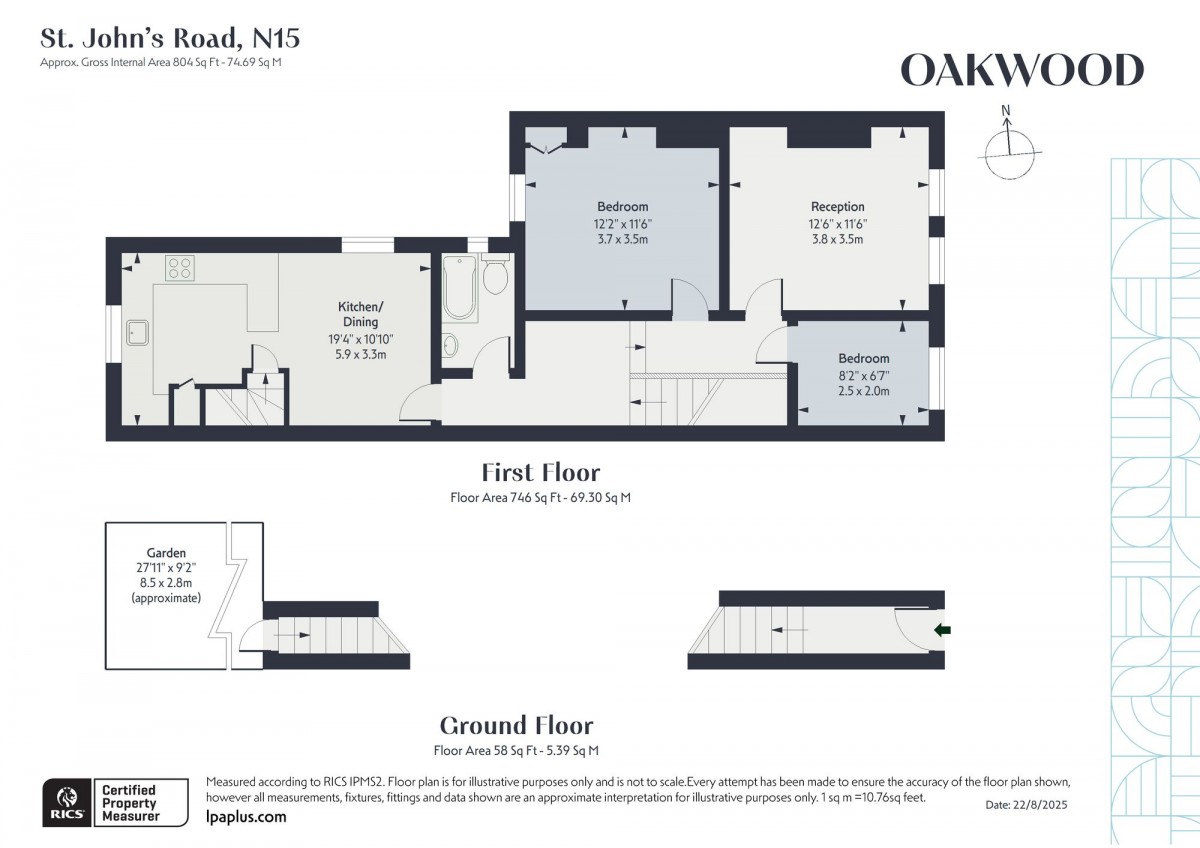 Floorplan for London, N15 6QJ