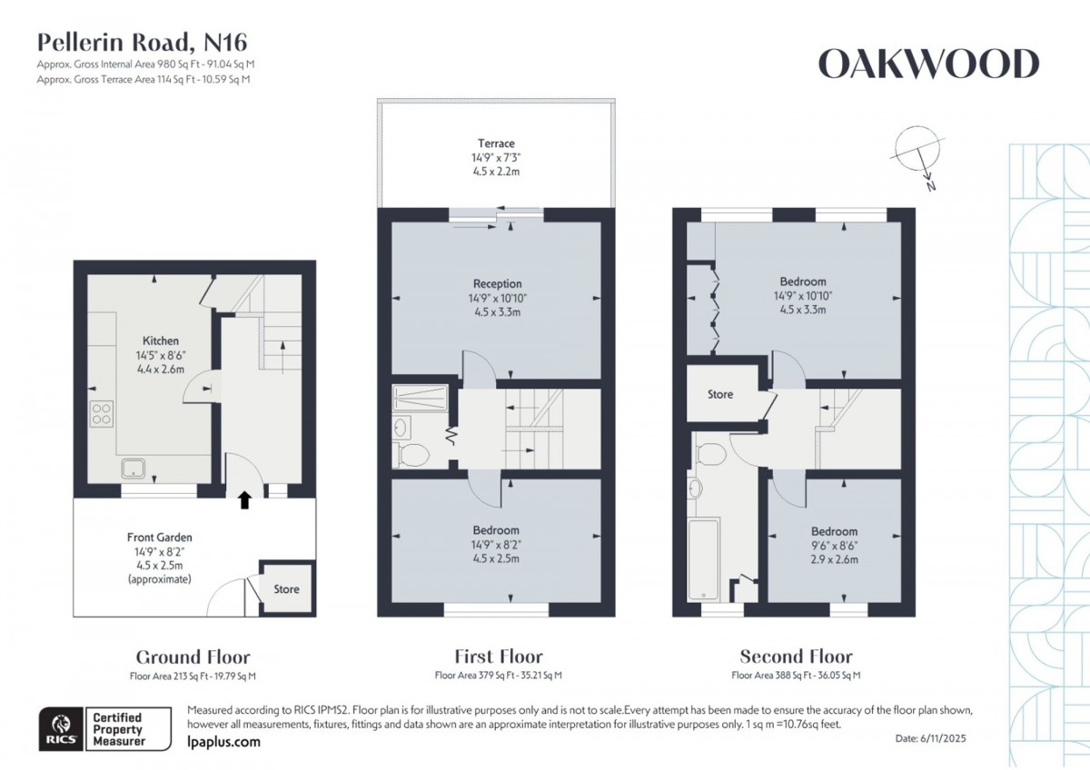 Floorplan for London, N16 8AY