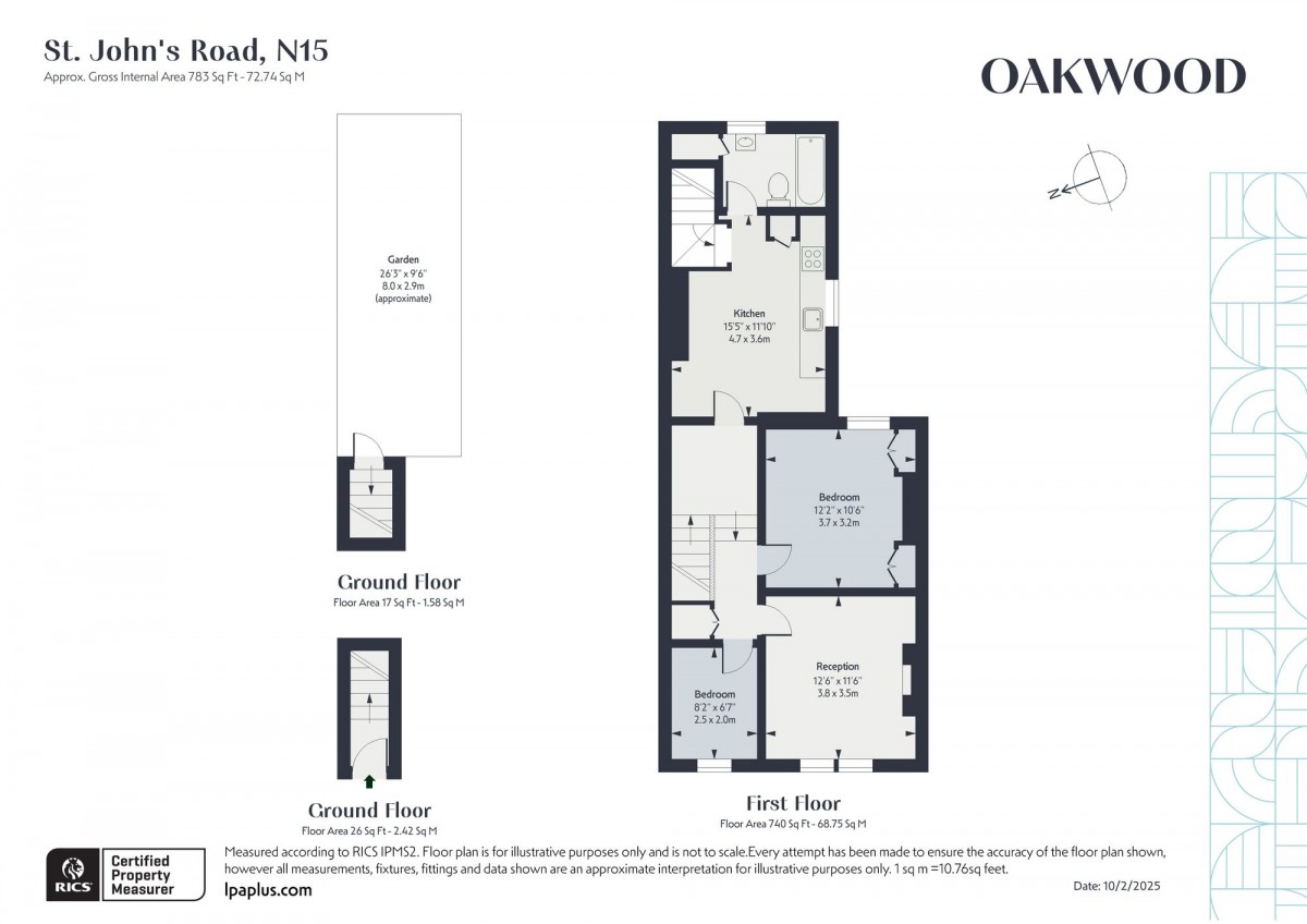 Floorplan for London, N15 6QJ