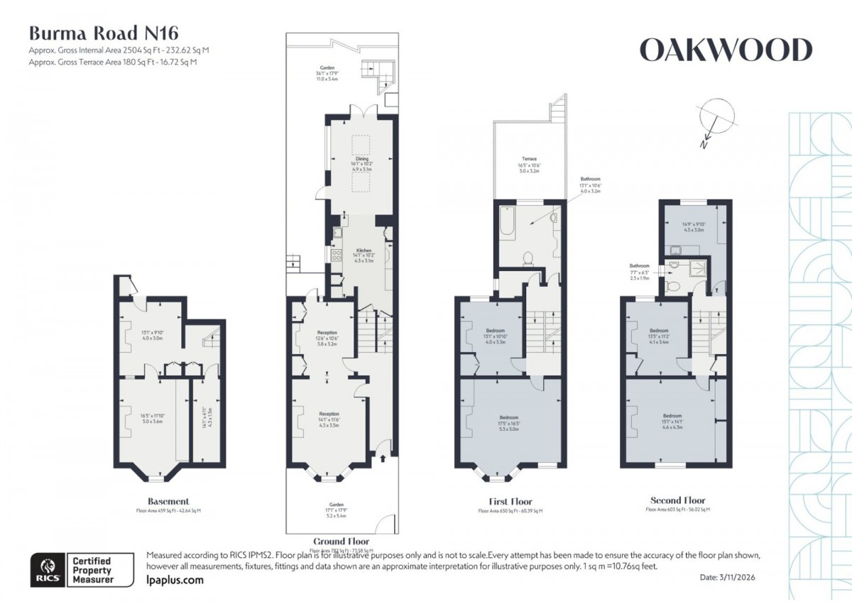 Floorplan for London, N16 9BJ