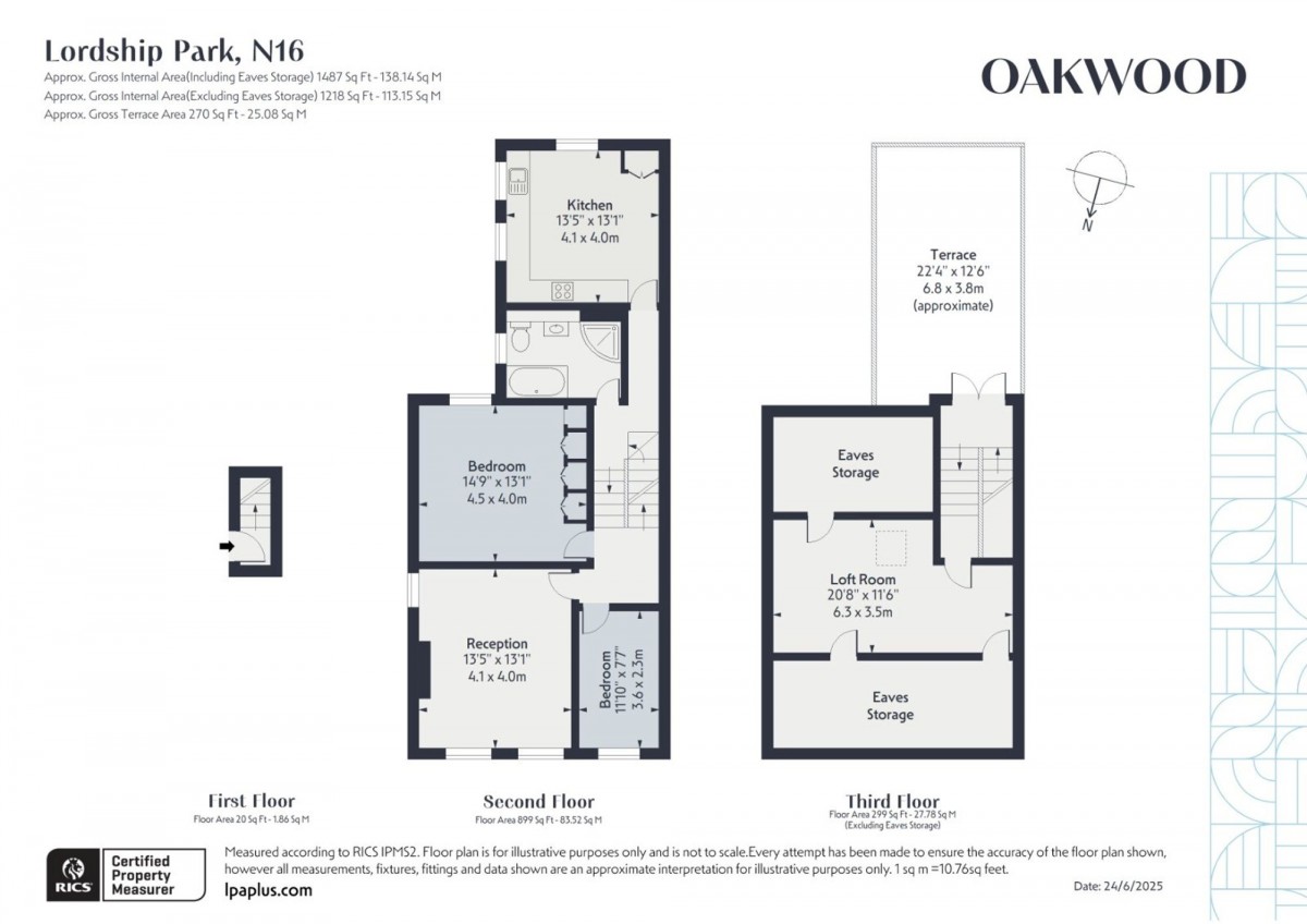 Floorplan for 64 Lordship Park, N16 5UA