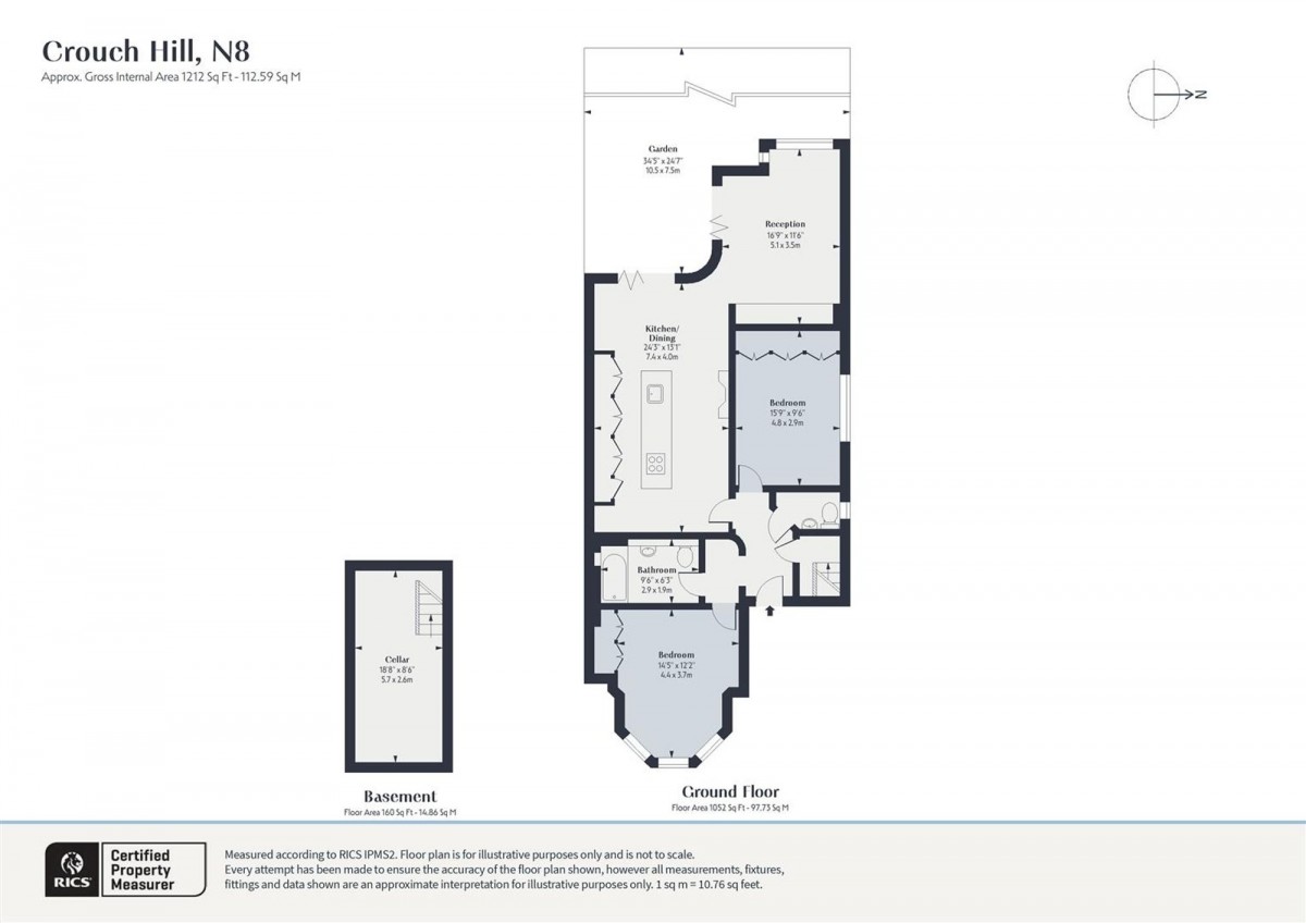 Floorplan for , N8 9RD