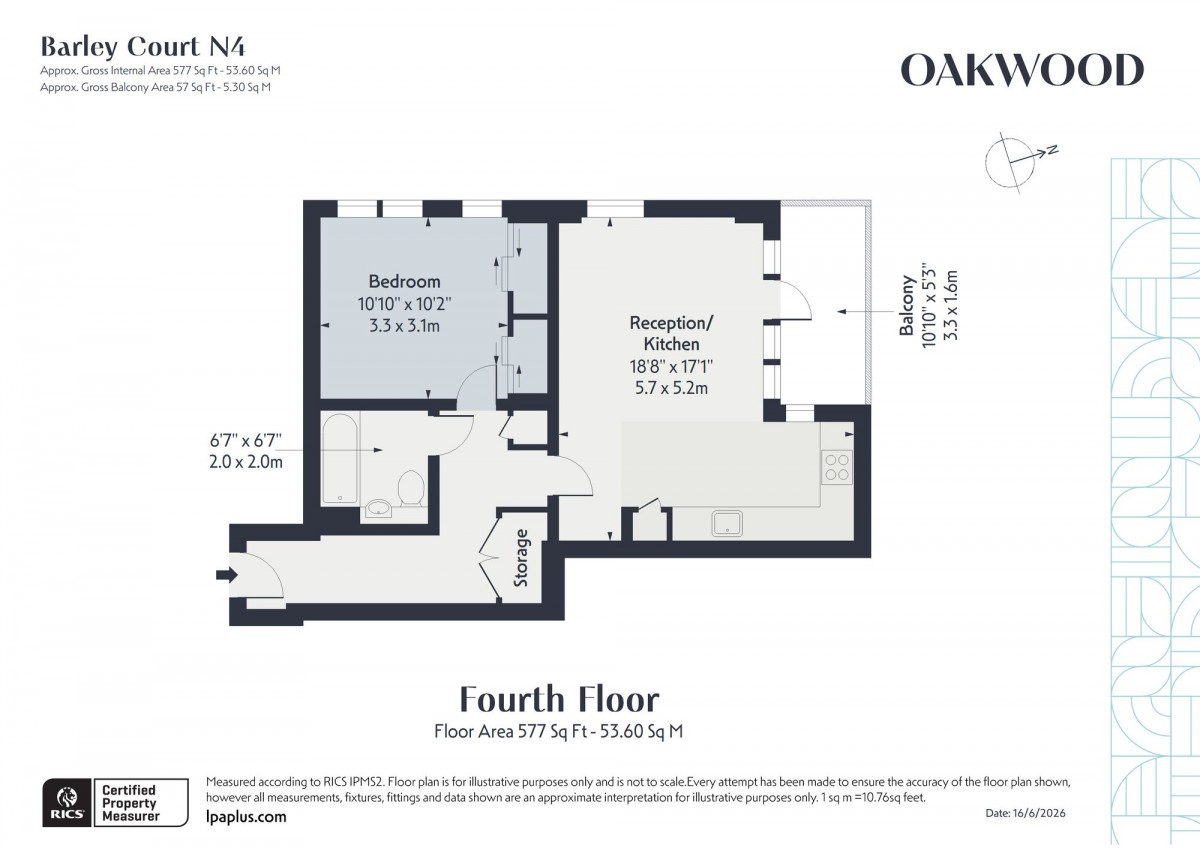 Floorplan for , N4 2GD