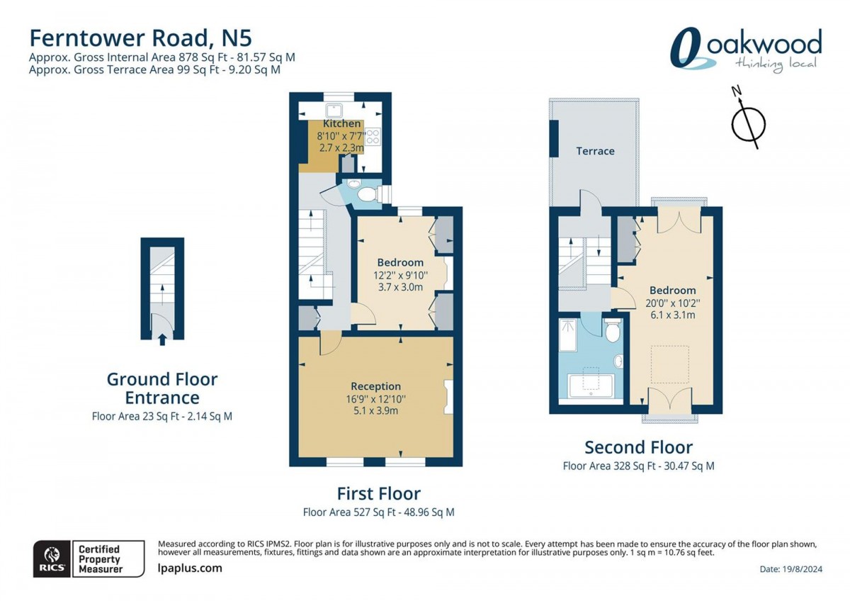 Floorplan for London, N5 2JH