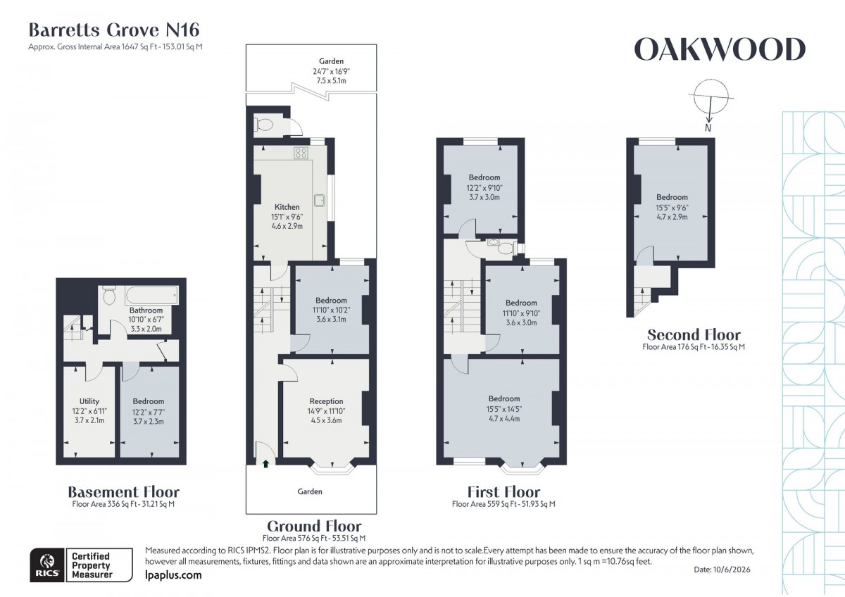 Floorplan for London, N16 8AP