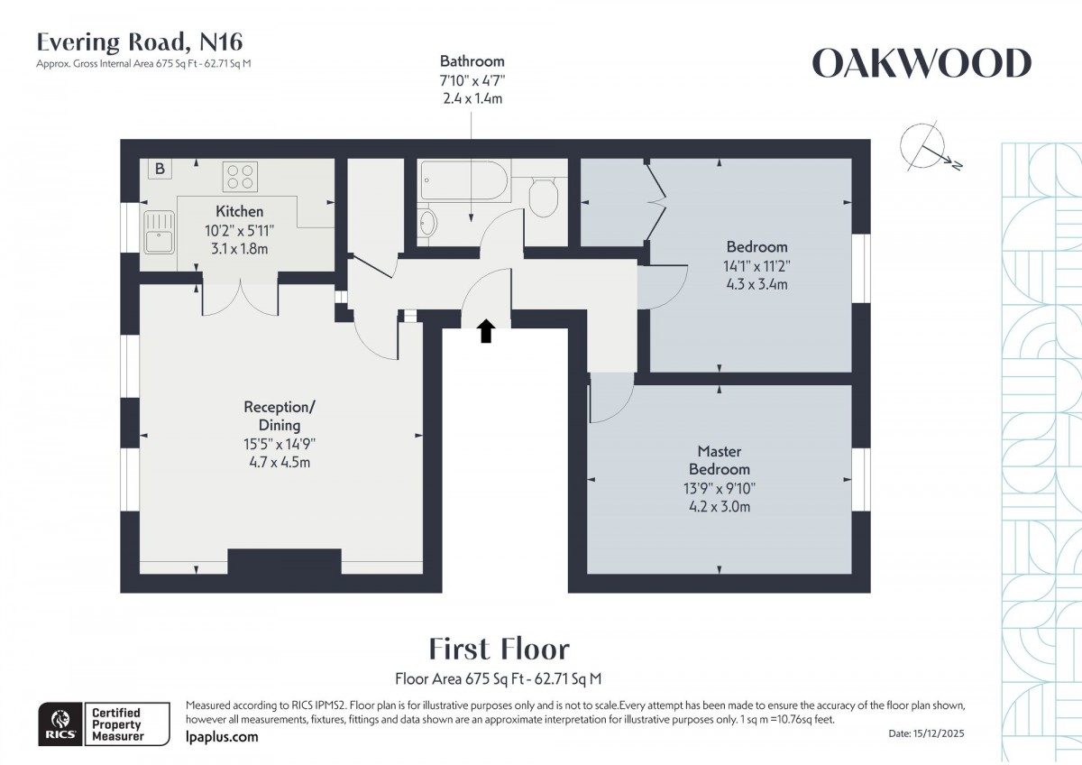Floorplan for 125 Evering Road, N16 7BU