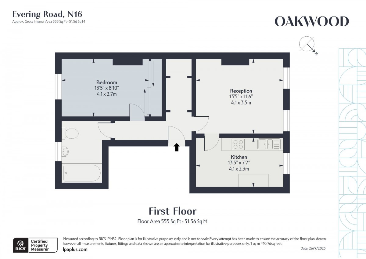 Floorplan for 144 Evering Road, N16 7BD