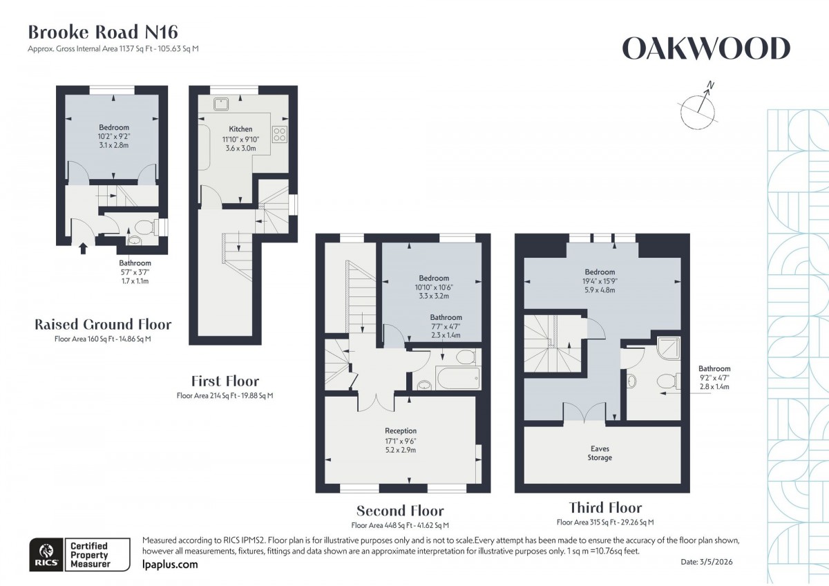 Floorplan for 61 Brooke Road, N16 7RA