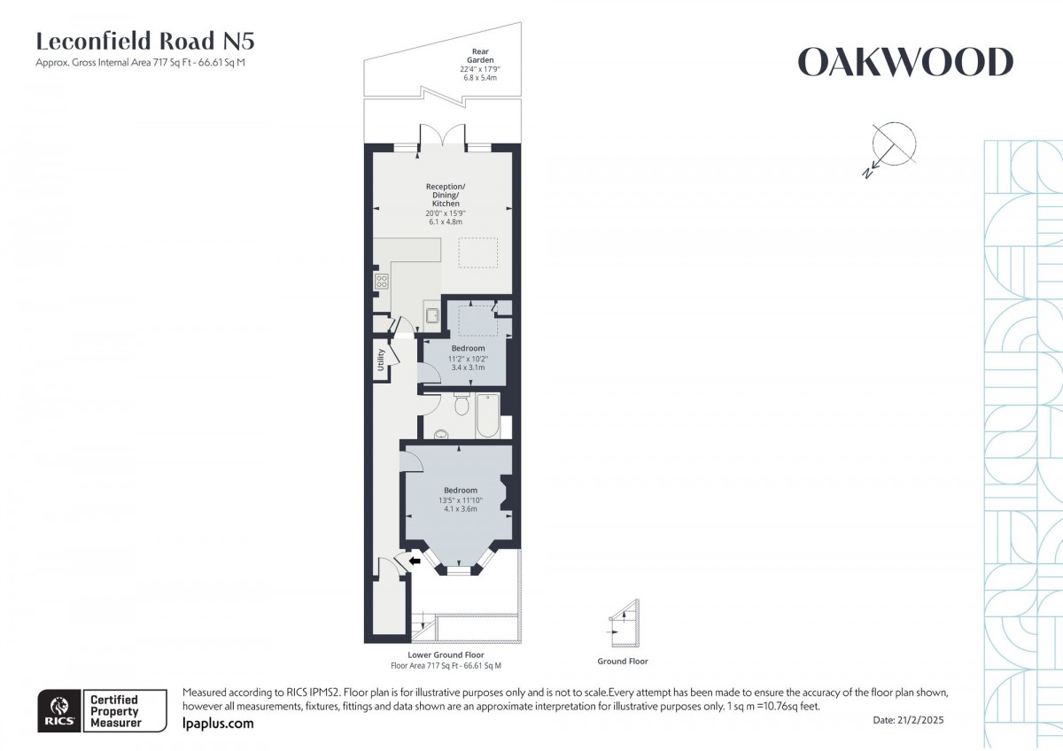 Floorplan for London, N5 2RX