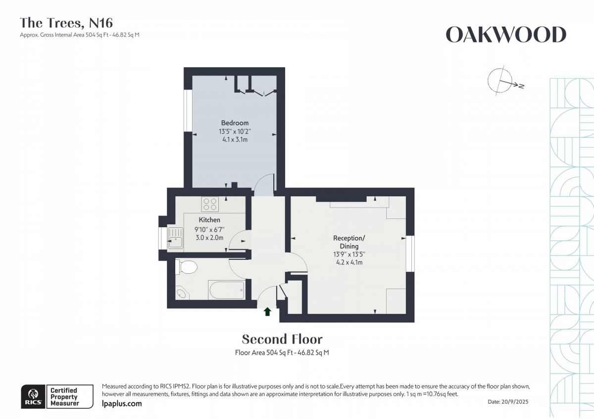 Floorplan for The Trees 83-89 Amhurst Park, N16 5DP