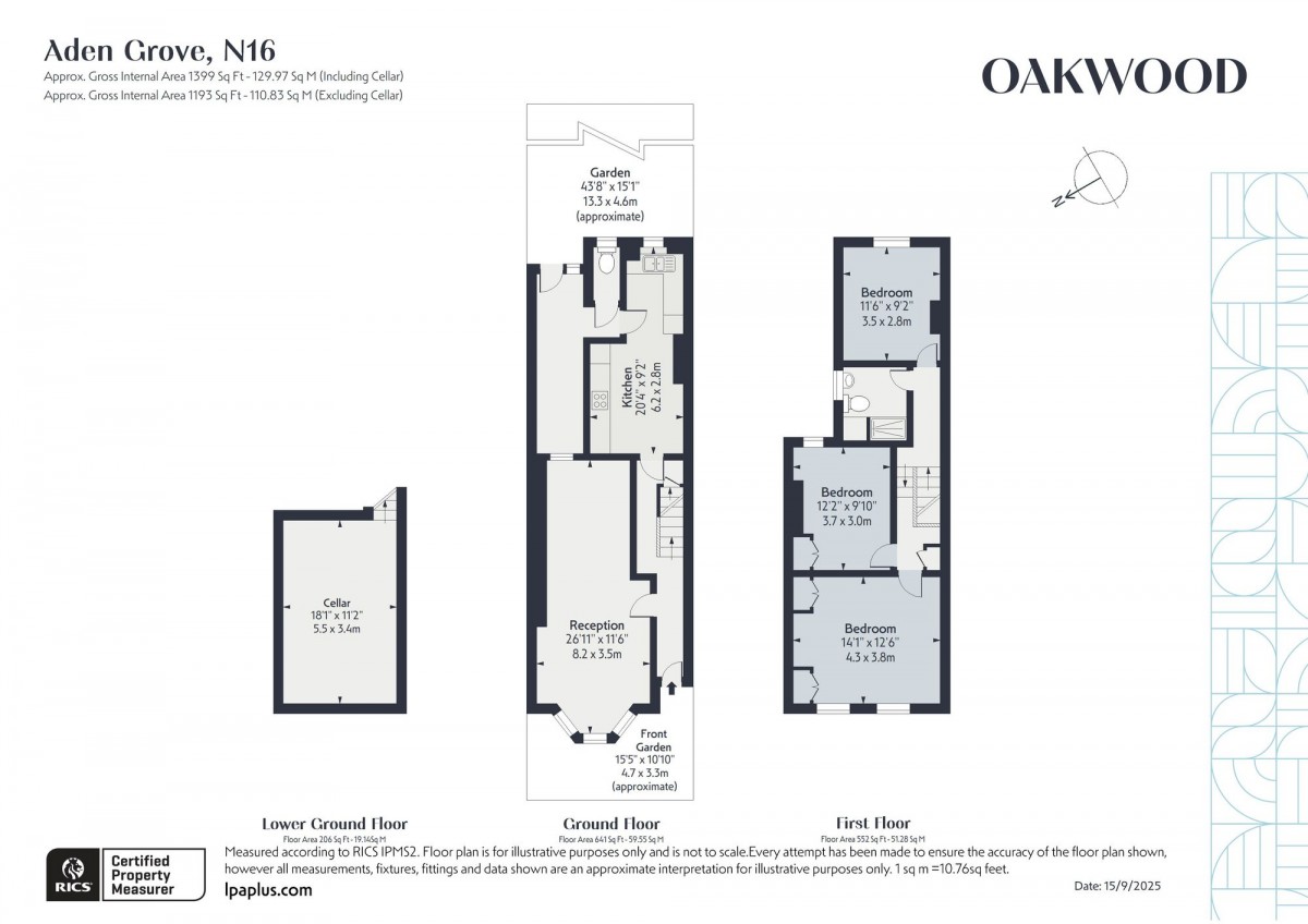 Floorplan for London, N16 9NP