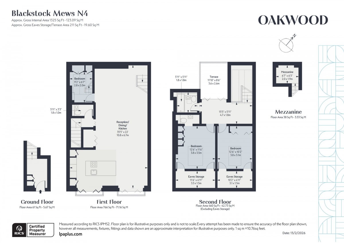 Floorplan for London, N4 2BT