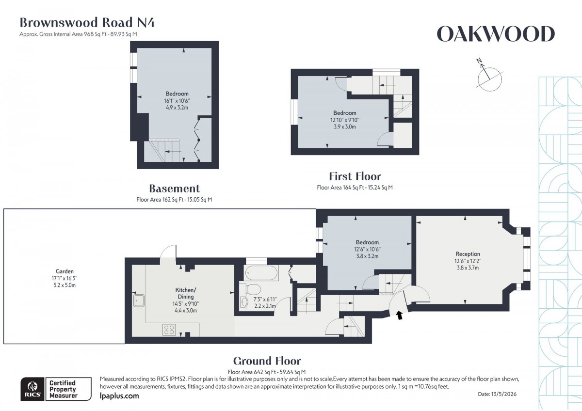 Floorplan for London, N4 2HP